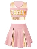 MSemis Cheer leader Kostüm Kinder Mädchen Cheerleading Uniform...