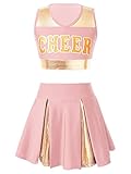 MSemis Cheer leader Kostüm Kinder Mädchen Cheerleading Uniform...