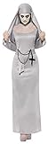Halloween! Smiffys Kostüm Gothic-Nonne, Grau, mit Kleid und Kopfteil