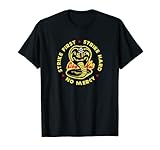 Cobra Kai Schlag zuerst zu Kobra Logo T-Shirt