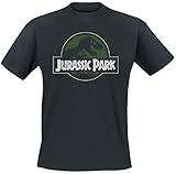 Jurassic Park Logo Männer T-Shirt schwarz L 100% Baumwolle Fan-Merch,...