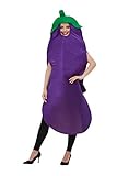 Smiffys 50717 Aubergine Kostüm, Unisex Erwachsene, violett,...