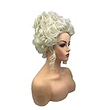 Kurze Haarperücken, weiße Marie Antoinette Perücke Kostüme...