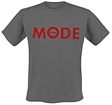 Depeche Mode Red Logo Männer T-Shirt Charcoal XL 100% Baumwolle...