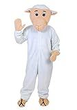 Schaf weiss Einheitsgrösse L- XL Kostüm Fasching Karneval Fastnacht