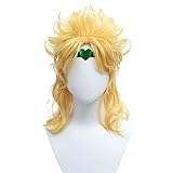 Dagua Anime Cosplay Perücke，JoJo's Bizarre Adventure Dio Brando...