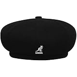 Kangol Unisex Wool Jax Beret Baskenmütze, Schwarz (Black BK001), L