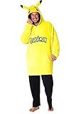 Pokemon Oversized Hoodie Herren, Pikachu Fleece Pullover Herren Hoodie...