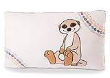 NICI Kuschelkissen Erdmännchen – Flauschiges Kuscheltierkissen...