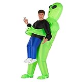 Morph MCPIAL Außerirdischer Kostüm, Unisex, Alien Erwachsene,...