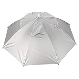 OKBY Angelschirm Regenschirm Hut - Handfree Kappen Fischen im Freien...