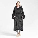 CASOFU Decke mit Ärmeln und Kapuze Hoodie Decke Damen Herren XXL...