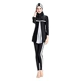 Lazzboy Frauen Muslimischen Badeanzug Mit Cap Printing Beachwear...