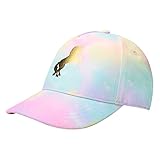 accsa Mädchen Einhorn Basecap Tie-Dye Baseball Cap Verstellbare...
