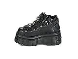 New Rock Damen C66 Ankle Platform Plateau-Schuhe Schuhe Schwarz 39 EU