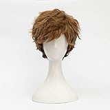Dagua Anime Cosplay Perücke，Newt Scamander Perücke，Short Fluffy...