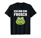 Ich Bin Ein Frosch Lustig Kostüm Karneval Fastnacht Party T-Shirt