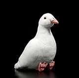Simulation Weiße Taube Plüschpuppe, Friedenstaube Stofftiere,...