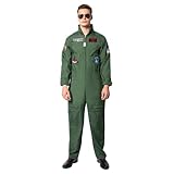 EraSpooky Herren Pilot Cosplay Kostüm Flieger Cosplay Kostüm...