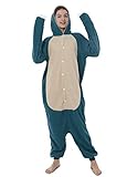 SIYUE Relaxo Kostüm Snorlax Onesie Jumpsuit Tier Relax Kostuem Damen...