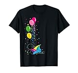 Karneval Fasching T-Shirt Narrenkappe Luftballons Konfetti T-Shirt