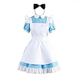 Zhiqing blau Alice wunderland Lolita dienstmädchen Cosplay kostümen...