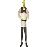 Shrek Kostüm enthält Oberteil Hose Hände und Maske, Large