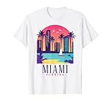 Miami Florida Vintage Retro USA Amerika Souvenir Geschenk T-Shirt