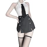 Zyimsva Sexy Dessous Damen Für Sex （4-Teiliges Set） SekretäRin...