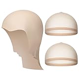 Chuangdi Glatze Latex Glatze für Erwachsene Makeup Glatze Kappe mit 2...