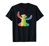 Disney Lilo & Stitch Rainbow Stitch Fill Pride T-Shirt
