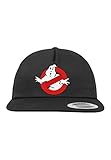 Youth Designz Kinder Junior Cap Kappe Modell Ghostbusters - Schwarz