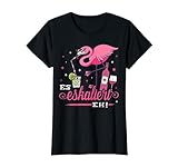 Es eskaliert eh Flamingo Kostüm Malle Party Outfit Frau JGA T-Shirt