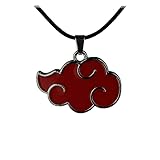 Naruto Anime Cosplay Halskette Akatsuki Anhänger Rote Wolke Itachi...