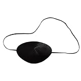 Oblique-Unique® Piraten Augenklappe Schwarz Satin Fasching Karneval...
