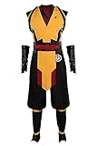 agfosa Scorpion Cosplay MK1 Kuai Liang Kostüm Kombat Outfit für...