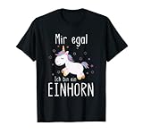 Mir Egal Ich Bin Ein Einhorn Fabelwesen Geschenk Unicorn T-Shirt