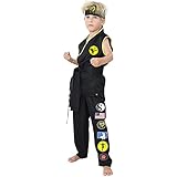 Mislaxy Cobra Kostüm Kinder Karate Cosplay Anzug Kung Fu Taekwondo...