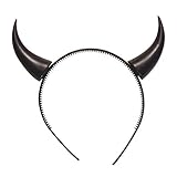Widmann 5487N - Teufelshörner, schwarz, Haarreifen, Kopfbedeckung,...