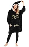 Harry Potter Übergroße Kapuzenpullover Decke Damen und Herren...