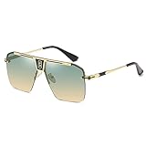 SHEEN KELLY Retro Übergroße Sonnenbrille für Männer Frauen Square...