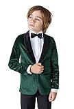 OppoSuits Deluxe Dinnerjacket für Jungen – satte grüne Blazer –...