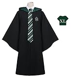 IOHIO Zauberer Cosplay Kostüm,Slytherin Umhang Kostüm,Umhang Kostüm...