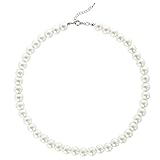 BABEYOND Damen Perlen Ketten Kurze Runde Imitation Perle Halskette...