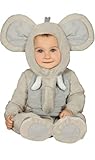 Guirca 88396 Kostüm Elefant Dumbo 12/24 Monate, grau, Da 12 a 24 MESI