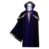 TiBeMi Anime -Overlord Ainz Ooal Kleid Cosplay Kostüm Männer Cloak...