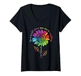 Damen LGBTQ Regenbogen Sonnenblume Be Kind Gay Love Pride Blume...