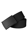 Urban Classics Unisex Gürtel Canvas Belt G rtel, Black/Black,...