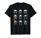 Star Wars The Mandalorian Battle Worn Helmets T-Shirt