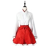 Japanisches Anime-Kagome-Cosplay-Kostüm, rotes und weißes...